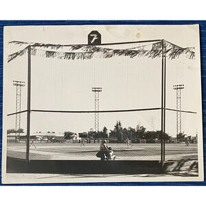 Vintage Sam Lynn JBA Ballpark Field 7 Home Photo Baseball Bakersfield California